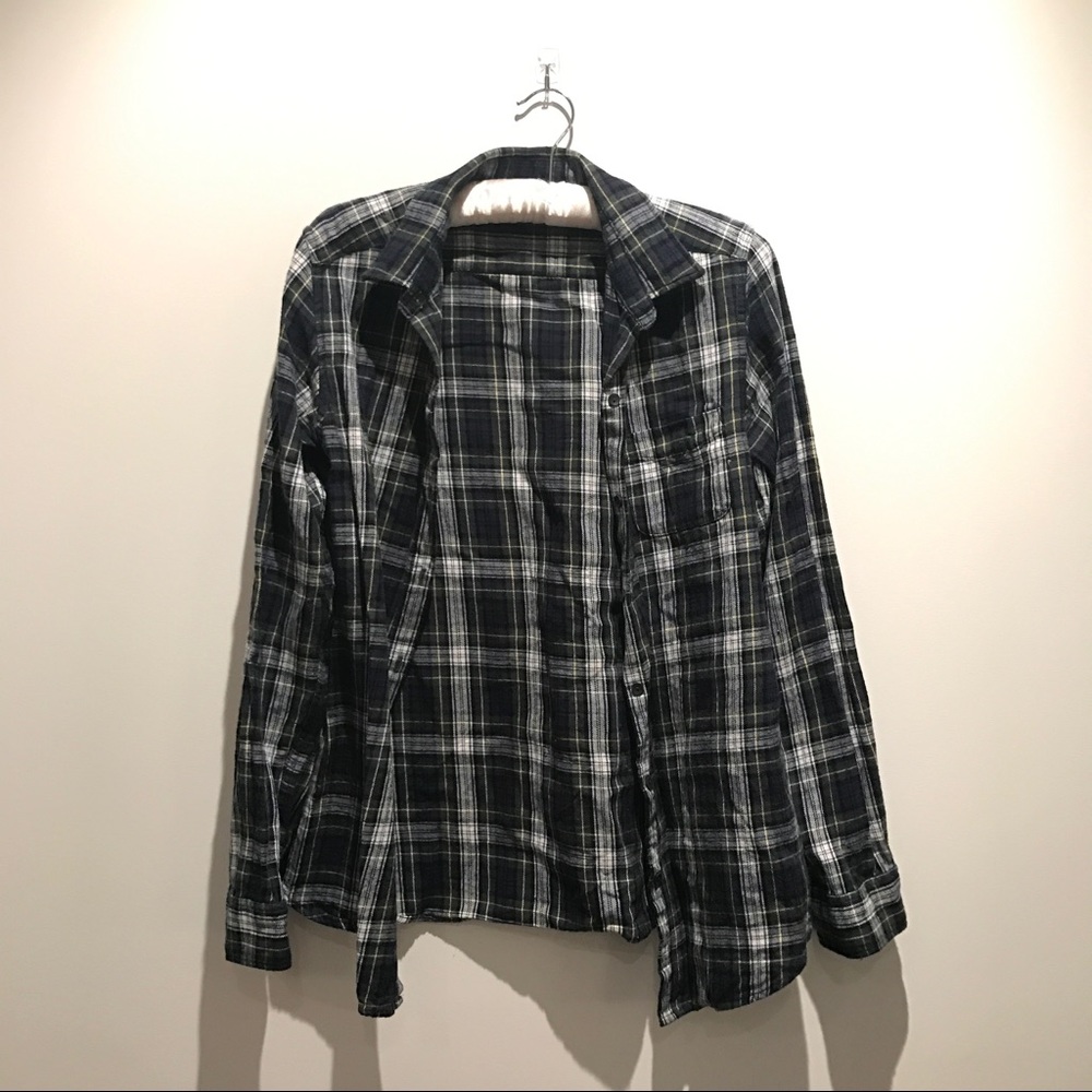 Plaid Soft Button Down by Uniqlo